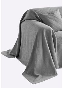 Sofahusse Heine "Sofa&uuml;berwurf Sofa&uuml;berwurf", grau, B:160cm, Hussen, Sofahusse