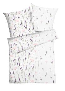 Bettw&auml;sche Kaeppel "Provence", rosa (lavendel), B/L: 155cm x 200cm, 1 Stk., 1 Stk., Soft-Seersucker, B/L: 80cm x 80cm, 2, Soft-Seersucker, Obermaterial: 100% Baumwolle, Bettw&auml;sche, Bettw&auml;sche