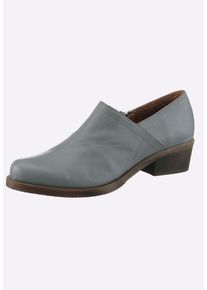 Stiefelette Andrea Conti "Kurzstiefelette Kurzstiefelette", Damen, Gr. 41, grau, Rindsleder, Modisch, Schuhe Stiefelette