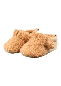 Krabbelschuh Sterntaler "Baby Krabbelschuhe Teddyohren", Kinder, Gr. 22, beige (braun meliert), Schuhe Krabbelschuh