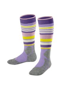 Kniestr&uuml;mpfe Falke "SK2 Intermediate Skiing", M&auml;dchen, Gr. 23-26, Sockengr&ouml;&szlig;e, bunt (light lila (6819)), anatomisch, Socken Kniestr&uuml;mpfe