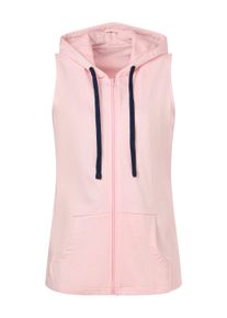 Shirtweste SIEH AN "Sweatweste Sweatweste mit K&auml;nguru-Tasche", Damen, Gr. 4, rosa (hellros&eacute;), Sweatware, , Sportlich, Westen Shirtweste