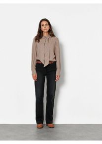 Weite Jeans Toni "Jenny Wide", Damen, Gr. 46, Normalgr&ouml;&szlig;en, schwarz (schwarz 892), Denim/Jeans, , Casual, slim fit normal, Jeans Weite Jeans, mit sportivem Bund