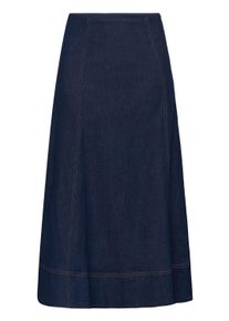 Jeansrock Kaffe "Kaffe Denimrock KAruby", Damen, Gr. 46, blau (unwashed blau denim), R&ouml;cke Jeansrock