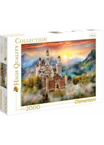 Puzzle Clementoni "High Quality Collection, Neuschwanstein", bunt, Puzzles, KinderB:98cm H:67cm, Pappe, Motiv, Puzzle, Made in Europe, B:98cm H:67cm