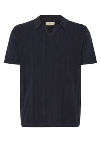 Poloshirt Blend "Poloshirt BHBaron", Herren, Gr. L, blau (salute), Obermaterial: 100% Baumwolle CO., Shirts Poloshirt