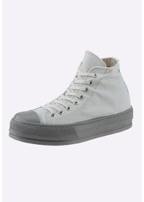 Sneaker Heine "Sneaker Sneaker", Damen, Gr. 39, grau, Textil, Casual, Schuhe Sneaker