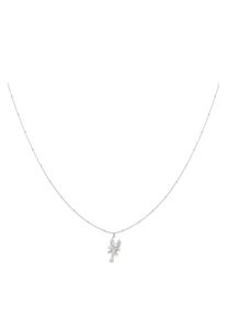 Adelia&acute;s Kette mit Anh&auml;nger ADELIA&acute;S "Halskette mit Hummer-Anh&auml;nger und Kugeldetails 39 cm + 5 cm" Gr. 39, silber (silberfarben), Halsketten, Damen, 39cm, Edelstahl, Kette mit Anh&auml;nger, Trendiger Modeschmuck mit dem detailreichen Hummer-Anh&auml;nger an der feinen Kugelkette