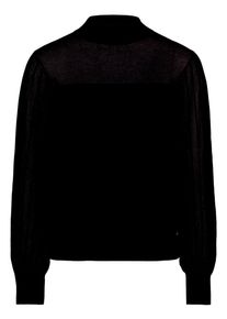 BETTY & CO Strickpullover BETTY & CO "Strickpullover mit Lurexfaden", Damen, Gr. 38, schwarz, Pullover Strickpullover