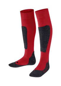Kniestr&uuml;mpfe Falke "Active Ski", M&auml;dchen, Gr. 39-42, Sockengr&ouml;&szlig;e, rot (lipstick (8000)), Obermaterial: 40% Polypropylen PP. 25% Polyacryl PAN. 20% Wolle WO. 15% Polyamid PA., glatt, Socken Kniestr&uuml;mpfe