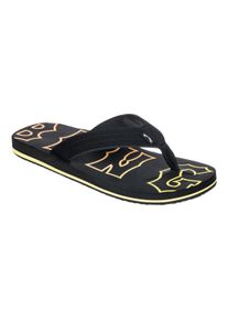 Badesandale Billabong "All Day Theme", Herren, Gr. 8, schwarz, Obermaterial: 60% PU, 30% Polyester, 10% Baumwolle / Futter: 100% Polyester / Innensohle: 100% EVA / Zwischensohle: 100% EVA / Au&szlig;ensohle: 100% EVA., Schuhe Badesandale