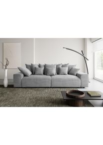 Big-Sofa WERK2 "Maxi, viel Platz, Mega Sofa, viele Kissen, bequem, kuschel Design", grau, B:290cm H:78cm T:132cm, 90% Polyester, 10% Nylon, Sofas, Big-Sofa, Cord, XXL