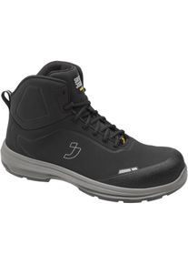 Sicherheitsstiefel SAFETY JOGGER WORKS "Flux S3S Mid" Gr. 43, schwarz, 43, Schuhe, Sicherheitsstiefel