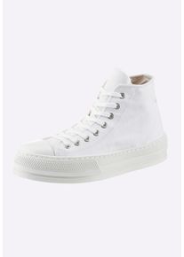 Sneaker Heine "Sneaker Sneaker", Damen, Gr. 39, wei&szlig;, Textil, Casual, Schuhe Sneaker