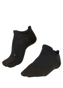 F&uuml;&szlig;linge Falke "GO5 Invisible Golf", Herren, Gr. 42-43, Sockengr&ouml;&szlig;e, schwarz (schwarz (3000)), anatomisch, Socken F&uuml;&szlig;linge