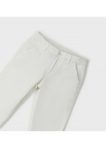 Outdoorhose sarabanda "BOY TROUSERS", Jungen, Gr. 98, EURO-Gr&ouml;&szlig;en, wei&szlig; (chalk), 98% Baumwolle, 2% Elastan, Hosen Outdoorhose