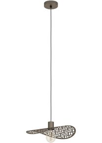 Eglo H&auml;ngeleuchte "SWABY Pendellampe - Stahl - E27 - 1X60W - IP20", braun (bronze), 1, &Oslash; 40cm H: 110cm, 1 Stk., Leuchten, H&auml;ngelampe, Deckenlampe, Wohnzimmer, Esszimmer, H110 x &Oslash;40 cm, H&auml;ngeleuchte