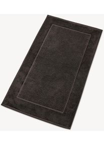 Badematte Christy "Supreme", grau (graphite), H:7mm, Baumwolle, Badematten, Badematte, Premium Badematte in Luxusqualit&auml;t 1000g/m&sup2;, 50 x 90, 2er Set