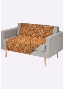 Hussen-Set WITT "Wohnprogramm Wohnprogramm", orange (schoko, papaya, gemustert), B:165cm, Hussen, Hussen-Set