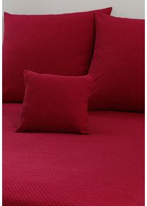 Betthusse Heine "Tagesdecke Tagesdecke", bordeaux, B:180cm, Hussen, Betthusse