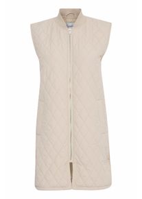 Allwetterjacke B.Young "Weste BYBETIO", Damen, Gr. 34, beige (humus), Obermaterial: 100% Polyester PES., Jacken Allwetterjacke
