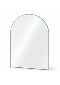 Bodenschutzplatte Hanseatic "Halbrund Glas 120x120x0,8", transparent, B:120cm H:120mm L:0,8cm, Glas, Bodenschutzplatten, Bodenschutzplatte, Funkenschutzplatte