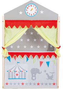Kasperletheater Roba "Handpuppentheater", bunt, Puppentheater, Kinder, Massivholz, Stoff, Kasperletheater