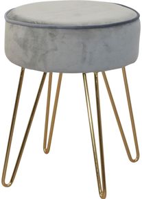 Sitzhocker Inosign "Liano", grau, H:45cm, Hocker, Sitzhocker