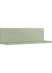 Wandregal Home Affaire "Teramo", gr&uuml;n (salbeifarben), B:50cm H:15cm T:15cm, Massivholz, Regale, Wandregal, Breite 50 cm, 1 Ablageboden