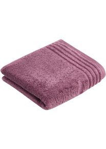 Handtuch Vossen "Vienna Style Supersoft", lila (schwarzberry), B:60cm L:110cm, Webfrottier, Baumwolle, Handt&uuml;cher, Handtuch, Supersoft Baumwolle