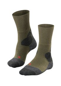 Socken Falke "TK-X Expedition Trekking", Herren, Gr. 44-45, Sockengr&ouml;&szlig;e, gr&uuml;n (olive (7830)), anatomisch, Socken Socken