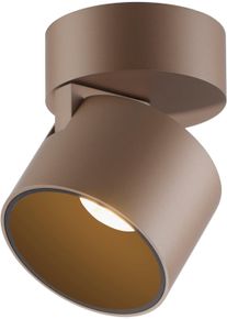 NEUHAUS PURE LED Deckenleuchte "PURE Cup", braun (bronzefarben), 1, &Oslash; 9,5cm H: 11,5cm, 1 Stk., Leuchten, Dimmf&auml;hig &uuml;ber separaten Tronicdimmer, dreh- & schwenkbar, LED Deckenleuchte