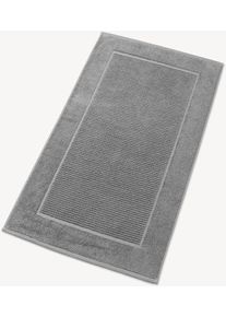 Badematte Christy "Supreme", silber, H:7mm, Baumwolle, Badematten, Badematte, Premium Badematte in Luxusqualit&auml;t 1000g/m&sup2;, 50 x 90, 2er Set