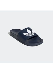 Badesandale adidas originals "LITE ADILETTE", Herren, Gr. 38, blau (collegiate navy, cloud wei&szlig;, collegiate navy), Synthetik, clean, Schuhe Badesandale, Badelatschen