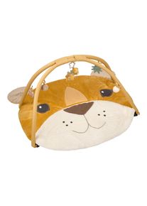 Krabbeldecke Sterntaler "Spielbogen L&Ouml;WE Leo", Baby, gelb (mattgelb), Wohndecken Krabbeldecke
