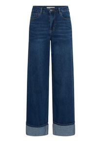 Regular-fit-Jeans Kaffe "Kaffe Jeans KAandrea", Damen, Gr. 40, Normalgr&ouml;&szlig;en, medium blau washed denim, Jeans Regular-fit-Jeans