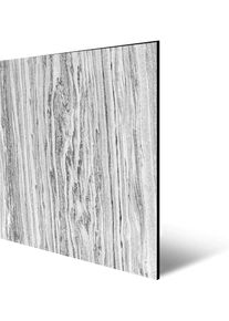 Wandpaneel ARCHITECTS PAPER "A.S. Cr&eacute;ation Modular Wall Wandpaneel Echtsteinoptik", grau (marmorwei&szlig;, wei&szlig;, grau), B/L: 52cm x 52cm, Stein, Textil, Paneele, Wandpaneel, Echtsteinfurnier auf rPET-Filz mit nat&uuml;rlicher Oberfl&auml;chenstruktur