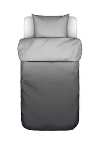 Marc O'Polo Bettw&auml;sche MARC O'POLO "Jorn", grau (anthrazit), B/L: 135cm x 200cm, 1 Stk., 1 Stk., Satin (Bio-Baumwolle), B/L: 80cm x 80cm, 2 Stk., Bettw&auml;sche, Bettw&auml;sche