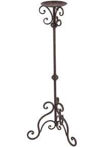 Wandkerzenhalter AMBIENTE HAUS "Kerzenst&auml;nder - antikbraun 80cm", braun (antikbraun), B:30cm H:80cm T:30cm, Eisen, Kerzenhalter, Wandkerzenhalter