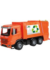 Spielzeug-M&uuml;llwagen LENA "Worxx, Mercedes-Benz Arocs", orange, Spielzeugfahrzeuge, KinderB:19cm H:24cm T:52cm, Kunststoff, Spielzeug-M&uuml;llwagen, Made in Europe, B:19cm H:24cm T:52cm