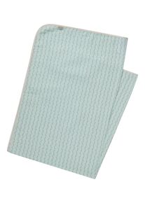Babydecke STERNTALER "Babydecke Musselin OZEAN", Baby, blau (mintgr&uuml;n), Wohndecken Babydecke