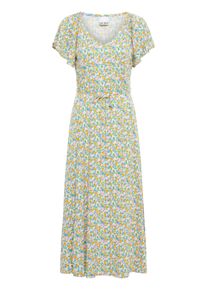 Midikleid Ichi "IHAya", Damen, Gr. 42, Normalgr&ouml;&szlig;en, bunt (multi flower), Kleider Midikleid