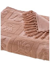 Betthusse Heine "Tagesdecke Tagesdecke", beige (ros&eacute;), B:180cm, Hussen, Betthusse