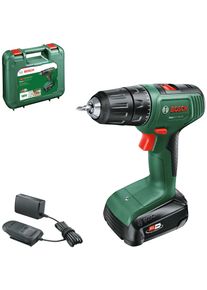 Bosch Home and Garden Akku-Bohrschrauber BOSCH HOME & GARDEN "EasyDrill 18V-40", gr&uuml;n, B:92,5mm H:261mm L:295mm, Bohrmaschinen, Akku-Bohrschrauber, Inkl. Koffer, mit Akku 18V/2Ah und Ladeger&auml;t