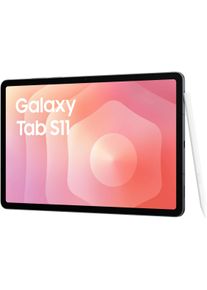 Samsung Tablet "Galaxy Tab S11", Energieeffizienz: G, schwarz (grau), 128 GB, ohne eSIM, 12 GB, Tablets_EBookReader, Tablet