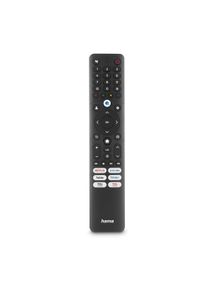 Hama Universal-Fernbedienung "TV-Ersatzfernbedienung f&uuml;r TCL-Fernseher mit Lernfunktion", schwarz, B:21,5cm H:1,5cm L:4,2cm, Fernbedienungen, Lernmodus, 6 Streaming Tasten, Easy Mode, 10 m Reichweite, Universal-Fernbedienung