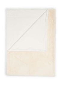 &Uuml;berwurf Essenza "Furry", beige (vanille), B:180cm, Wohndecken, &Uuml;berwurf