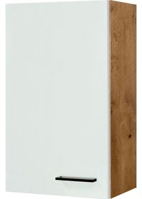 H&auml;ngeschrank Flex-Well "Vintea", beige (magnolia matt, lancelot oak), B:50cm H:89cm T:32cm, Holzwerkstoff, Schr&auml;nke, H&auml;ngeschrank, (B x H x T) 50 x 89 x 32 cm, f&uuml;r viel Stauraum