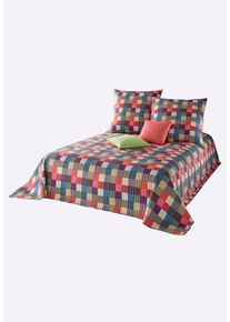 Betthusse Heine "Tagesdecke Tagesdecke", bunt (rot, bunt), B:180cm, Hussen, Betthusse