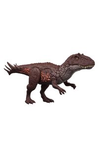 Actionfigur Mattel "Jurassic World Wild Roar - Metricanthosaurus", braun (bunt), Spielfiguren, KinderT:31cm, Kunststoff, Actionfigur, mit Licht und Sound, T:31cm